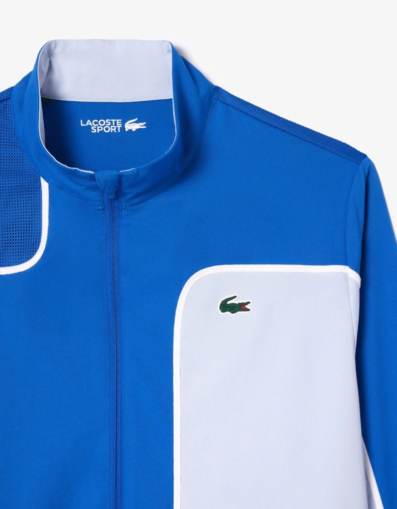 Colour-Block Tennis Tracksuit