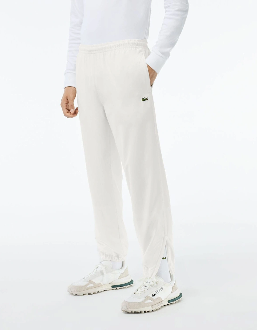 Lacoste Men's White Sport Sweatpants - : 32/30/31 S