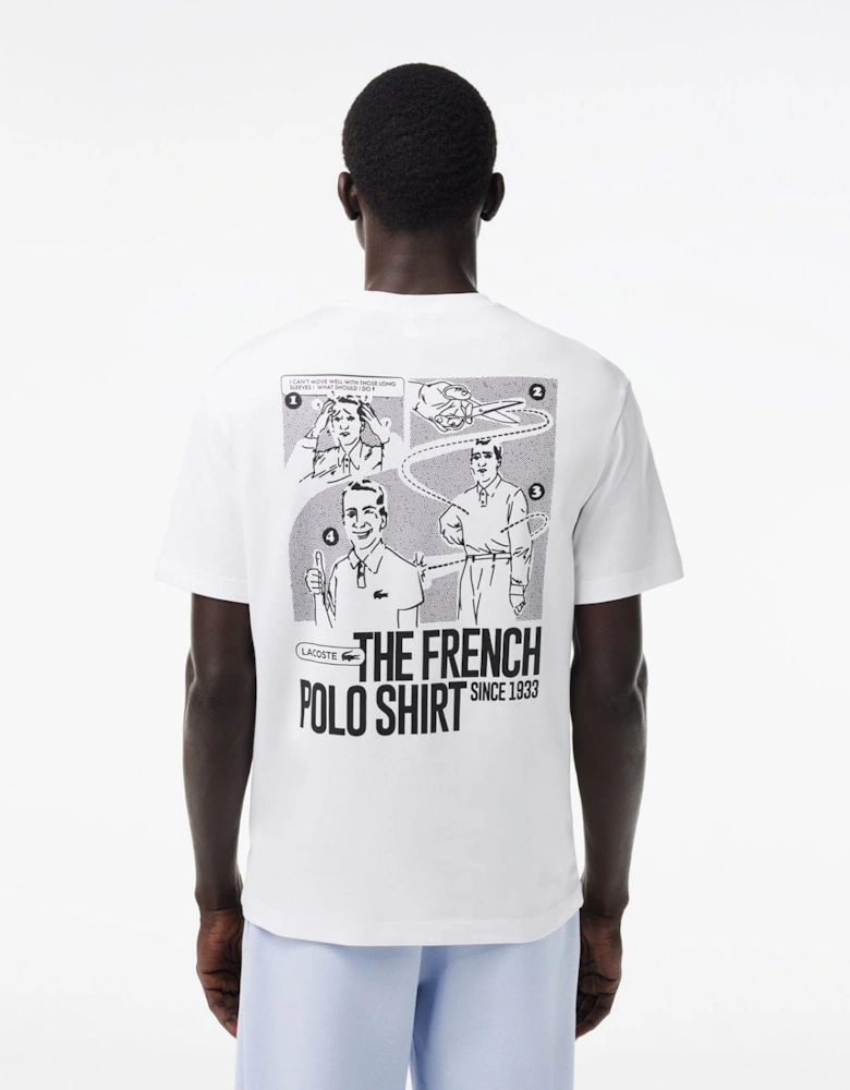 Heavy Cotton Print Back T-Shirt