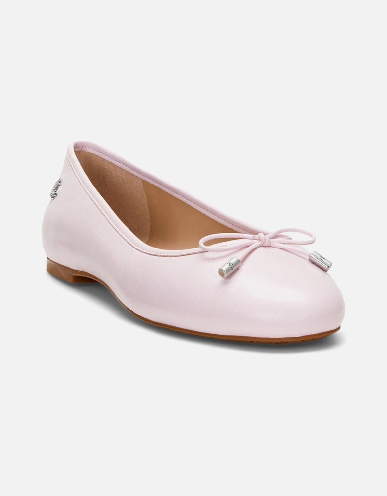 Jayna Leather Ballet Flat - Pink