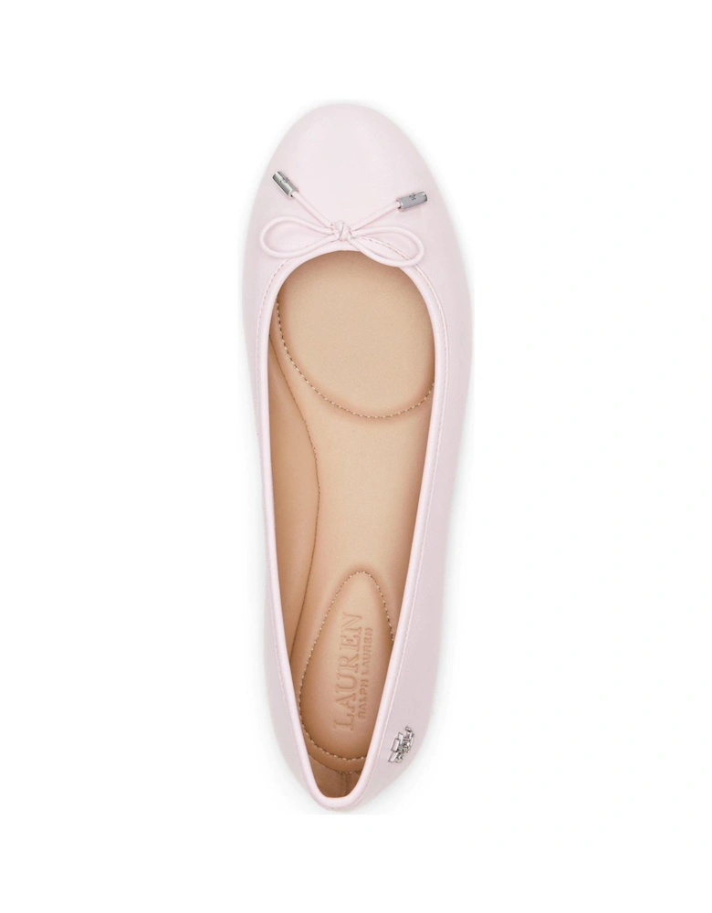 Jayna Leather Ballet Flat - Pink