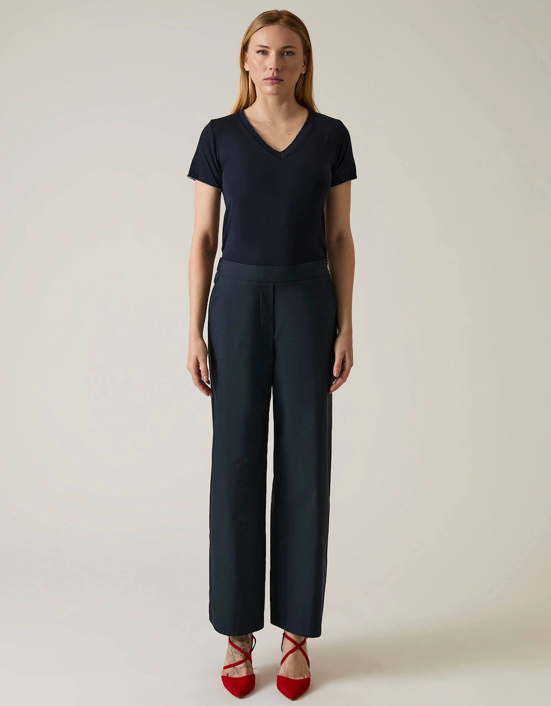 Cotton Navy Trousers, 7 of 6