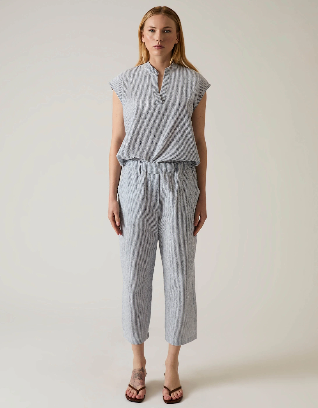 Striped Cotton Trousers, 7 of 6