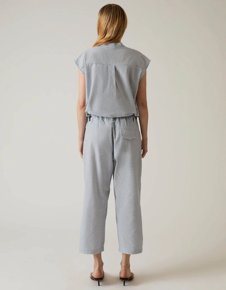 Striped Cotton Trousers