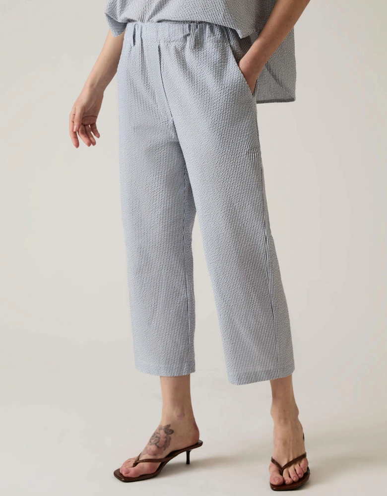 Striped Cotton Trousers