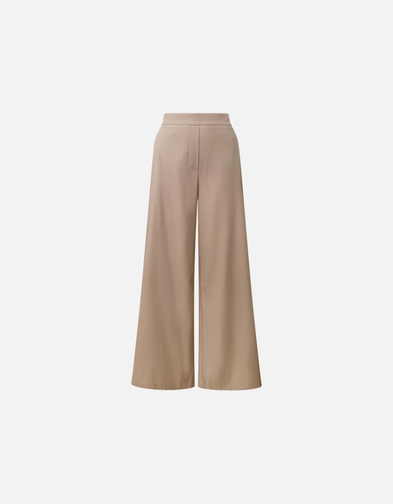 Cotton Beige Trousers