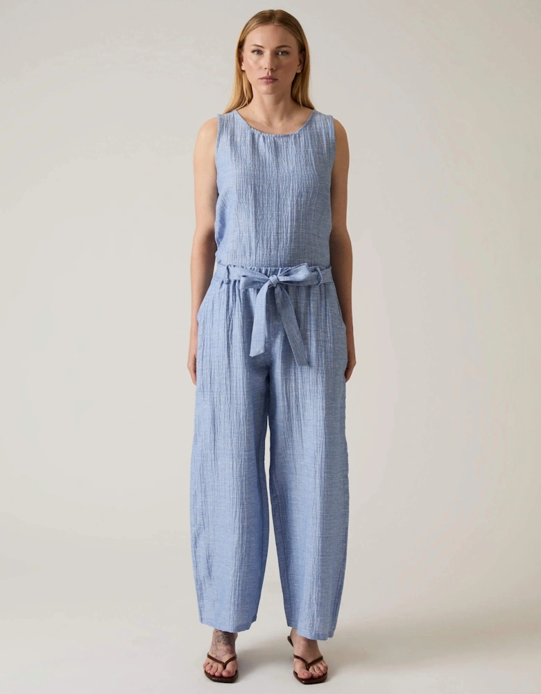 Belted Blue Trousers