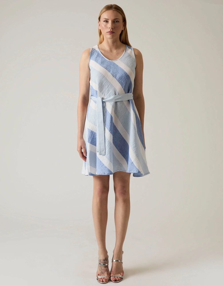 Striped Sleeveless Dress