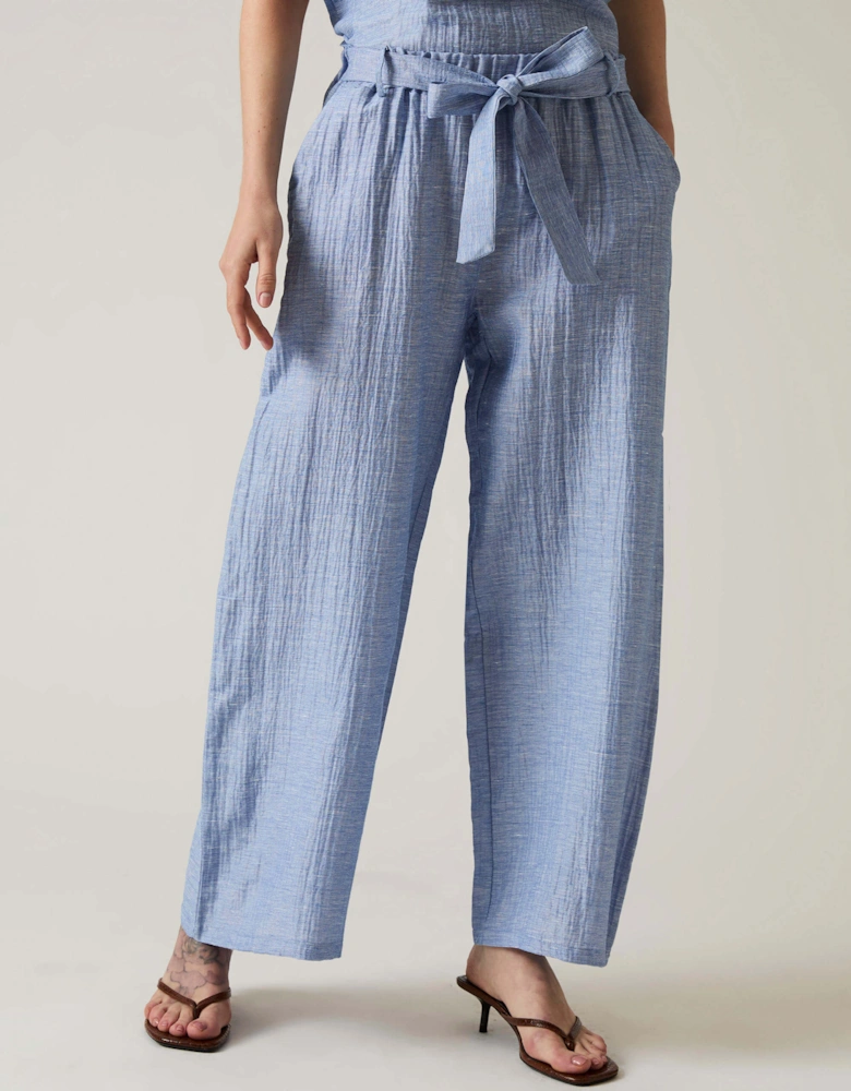 Belted Blue Trousers