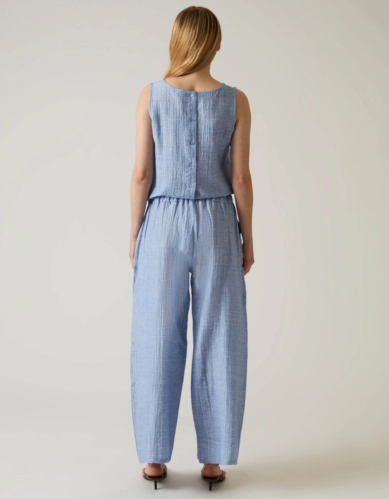 Belted Blue Trousers