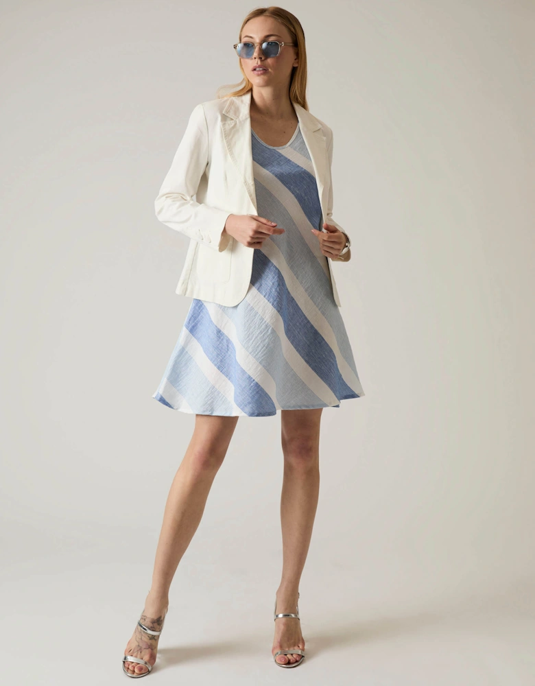 Striped Sleeveless Dress