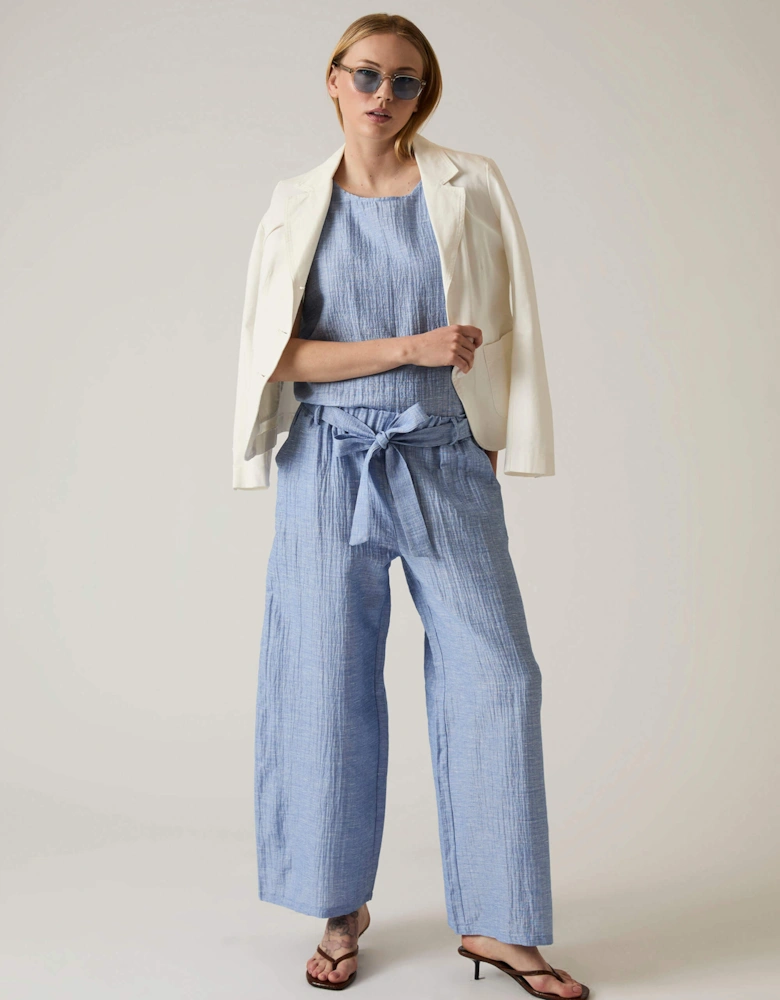 Belted Blue Trousers