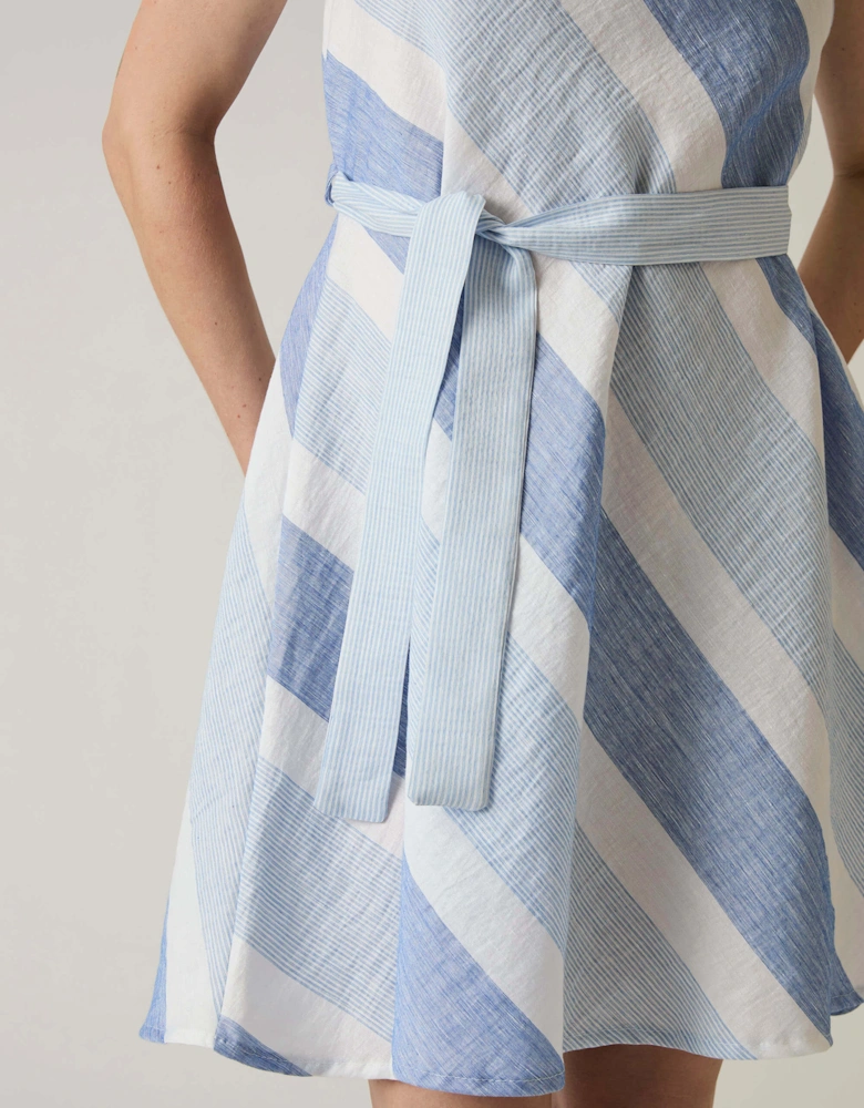 Striped Sleeveless Dress