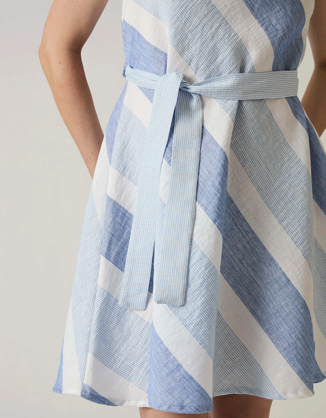 Striped Sleeveless Dress