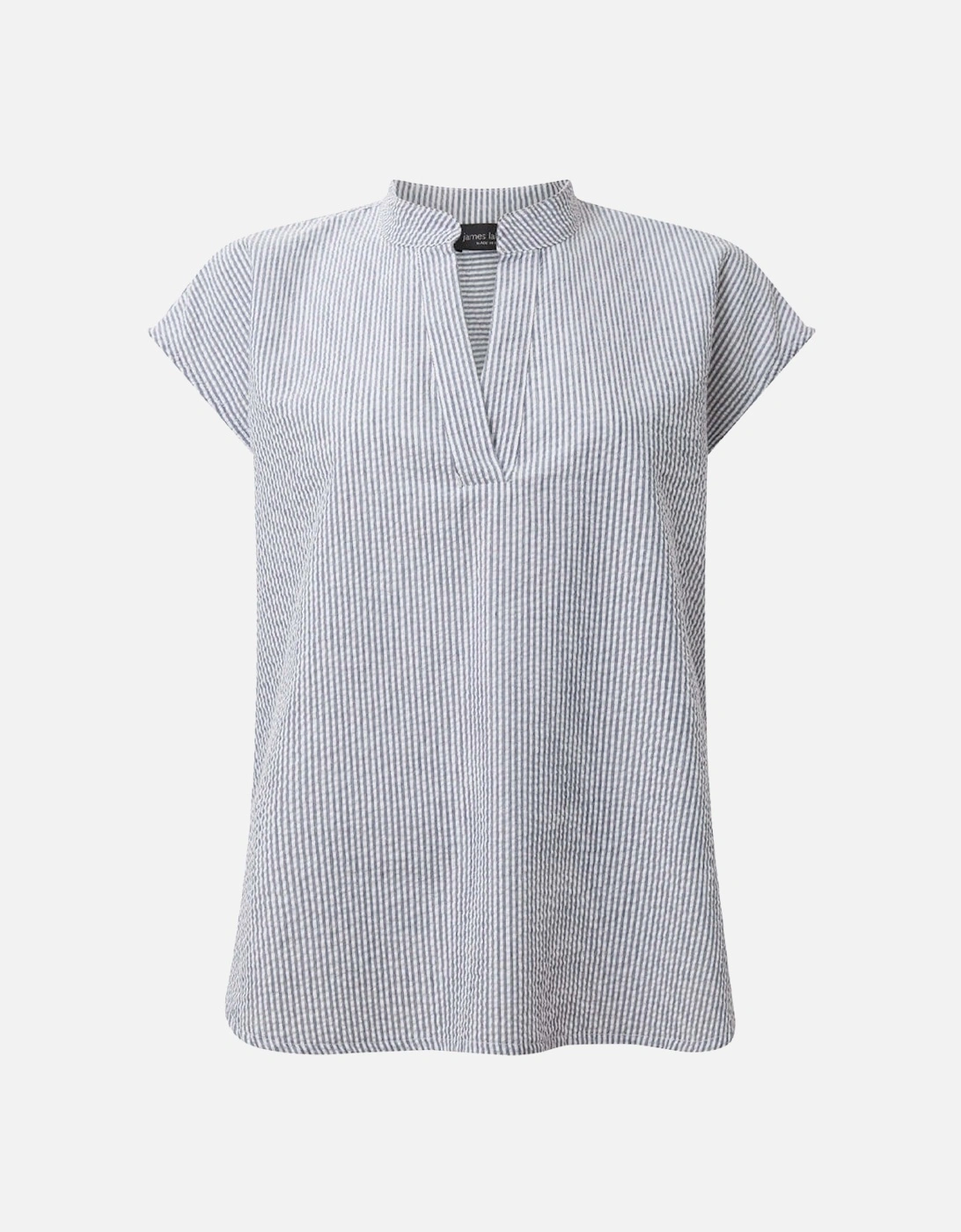 Striped V-Neck Top