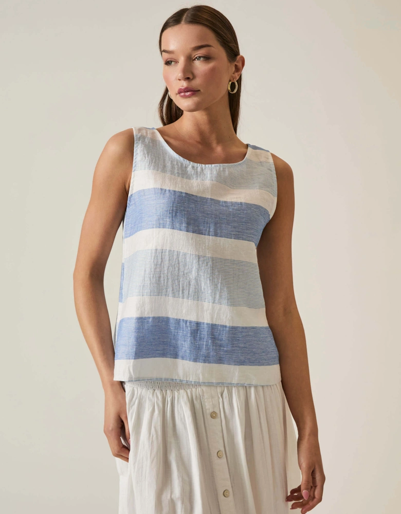 Striped Sleeveless Top