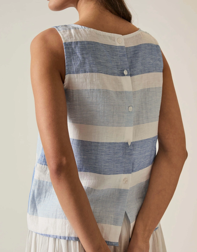 Striped Sleeveless Top