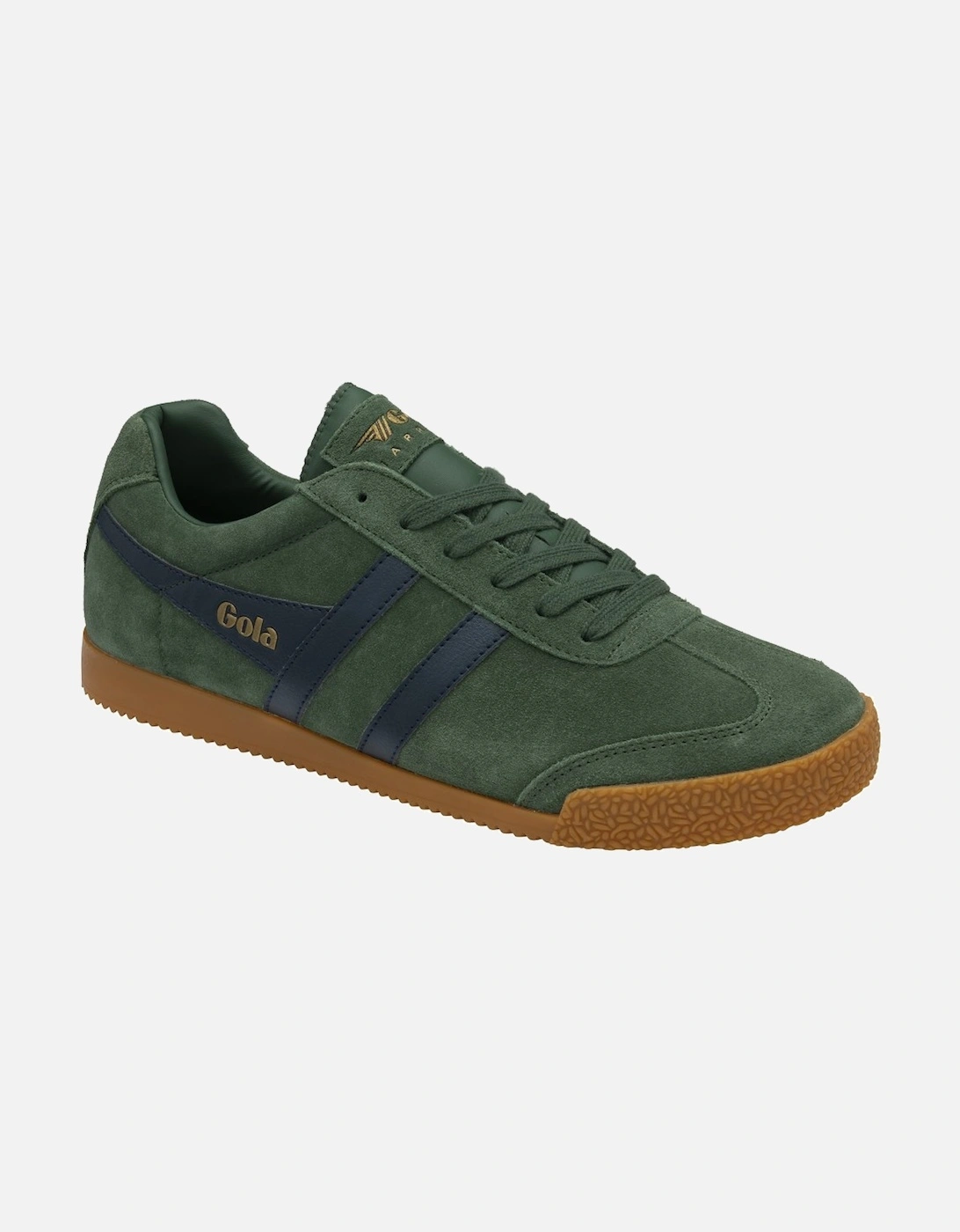 Gola Men's Green Harrier Suede Trainers - : Size 8