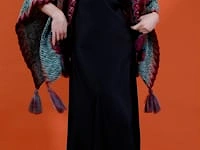 Knitted Mutli-Coloured Cape