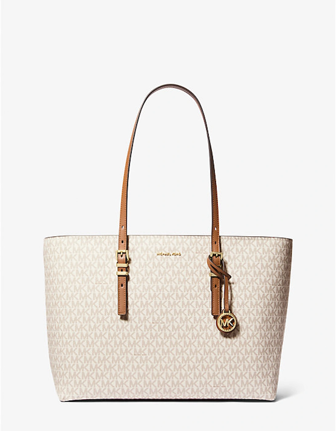 Quinn Large Signature Logo and Leather Tote Bag, 2 of 1