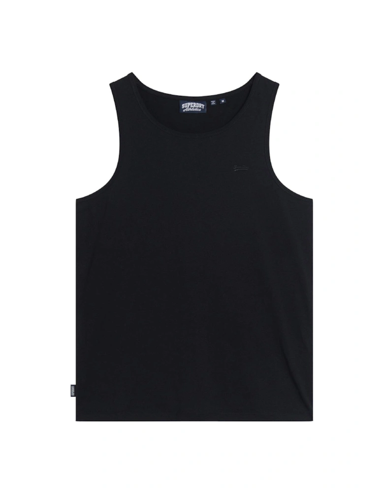 Essential Logo Vest Top - Black