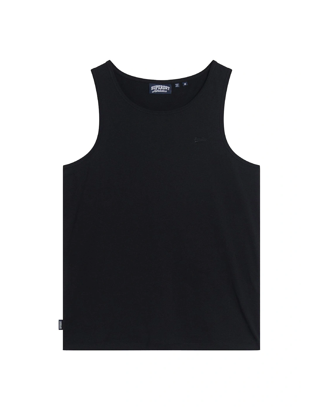 Essential Logo Vest Top - Black