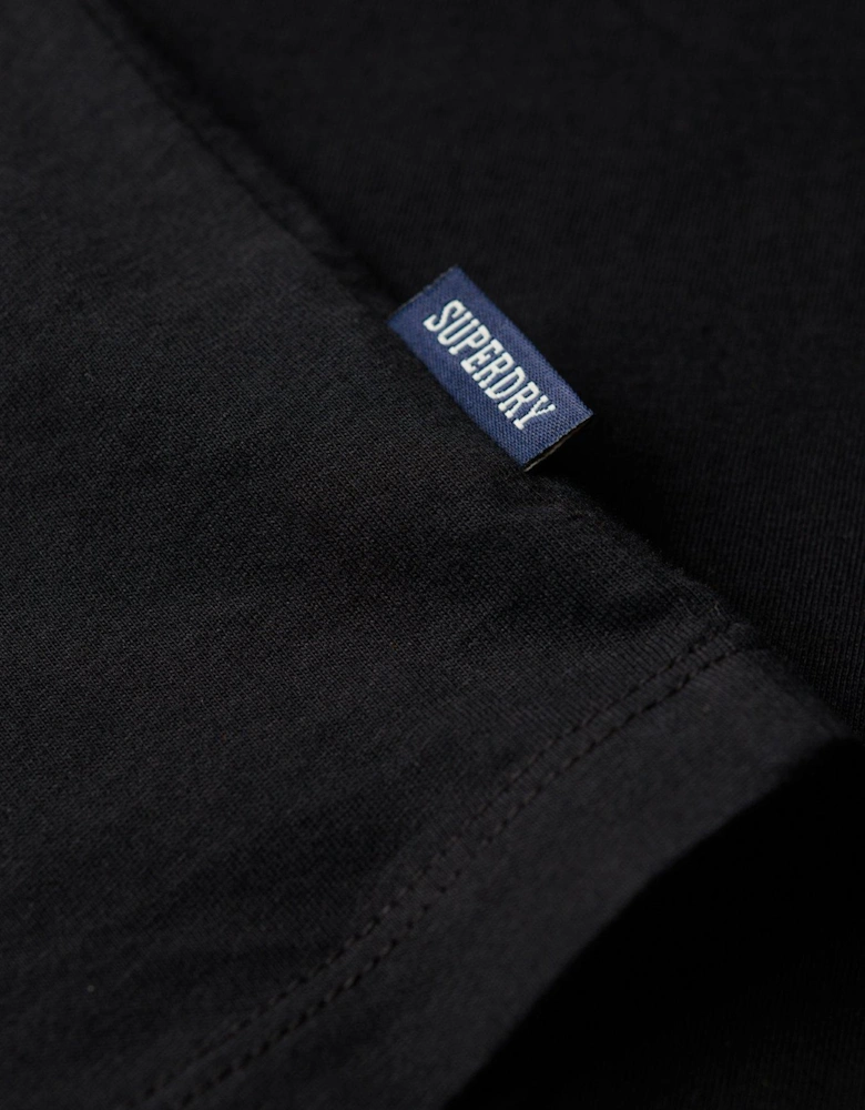 Essential Logo Vest Top - Black