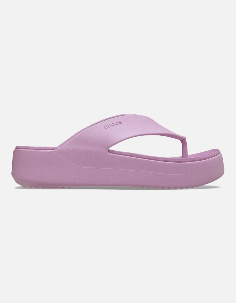 Getaway Platform Flip Flops - Purple