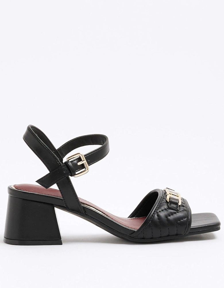 Snaffle Block Heel Sandals