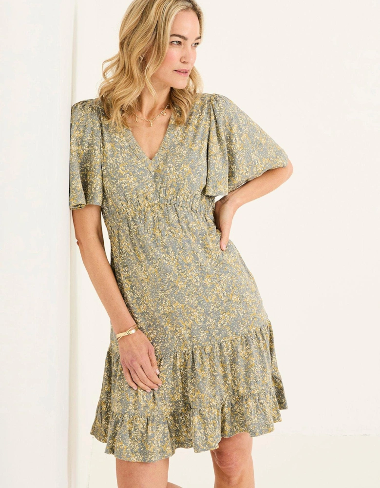 Grace Air Ditsy Dress - Yellow