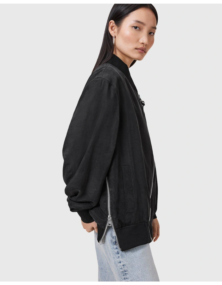 Avril Bomber Jacket - Black