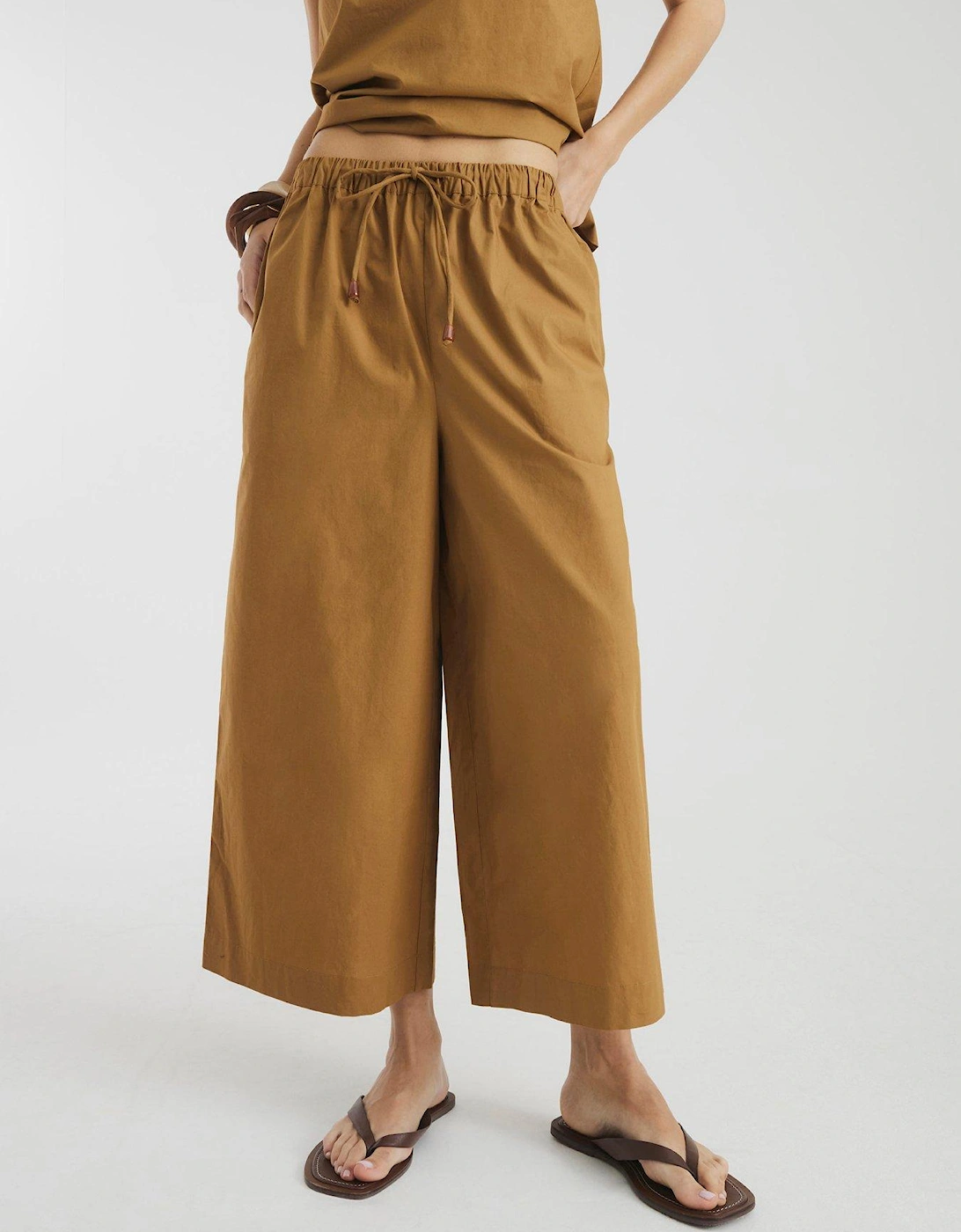 Poplin Trouser - Khaki, 2 of 1