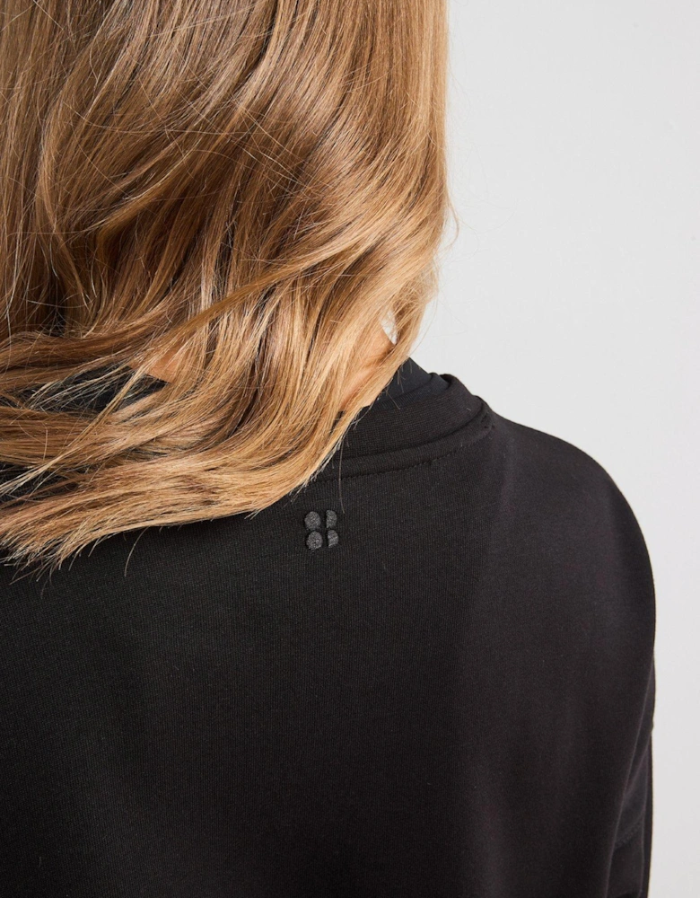 Womens Training After Class Longline Sweatshirt - Black