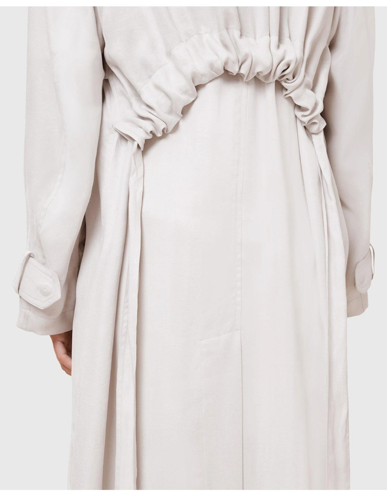 Linnie Trench Coat - White