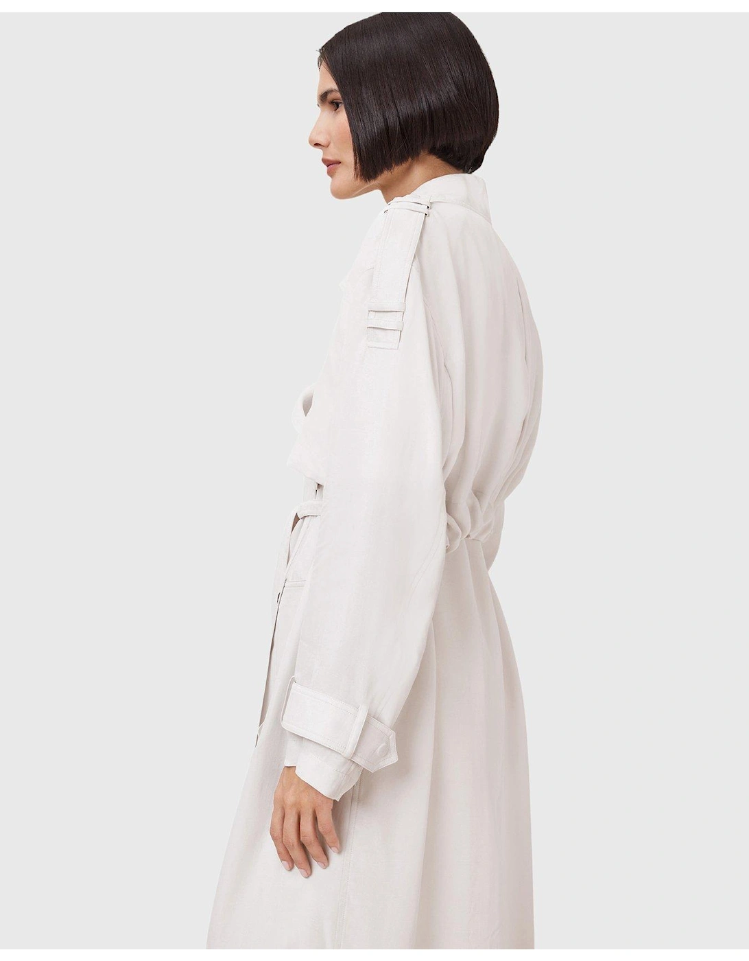 Linnie Trench Coat - White