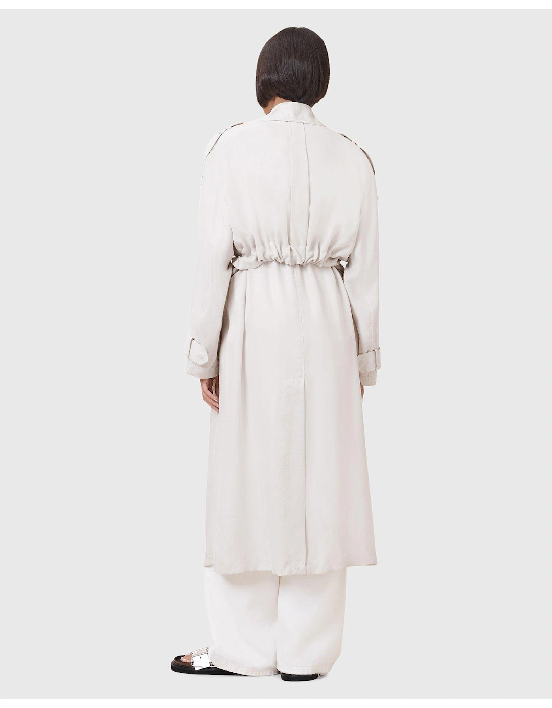 Linnie Trench Coat - White
