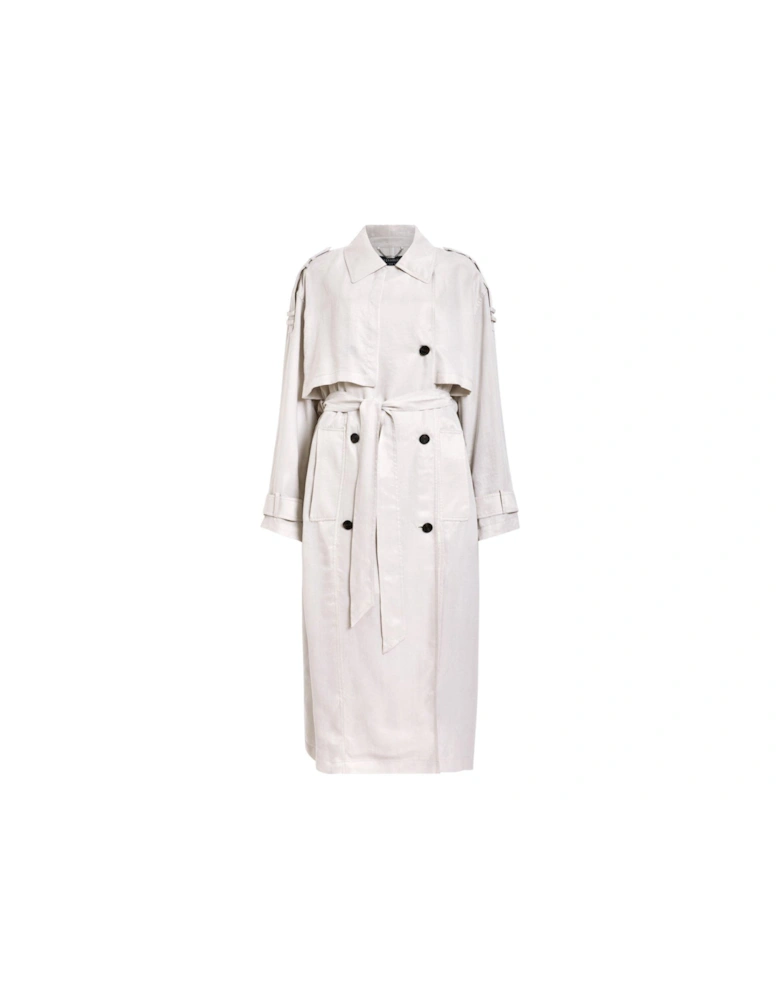 Linnie Trench Coat - White