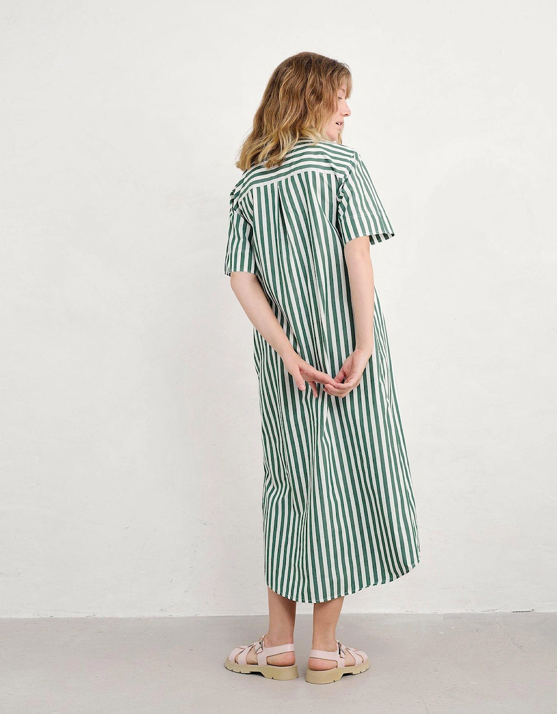 Harbour Movement Dress - Green