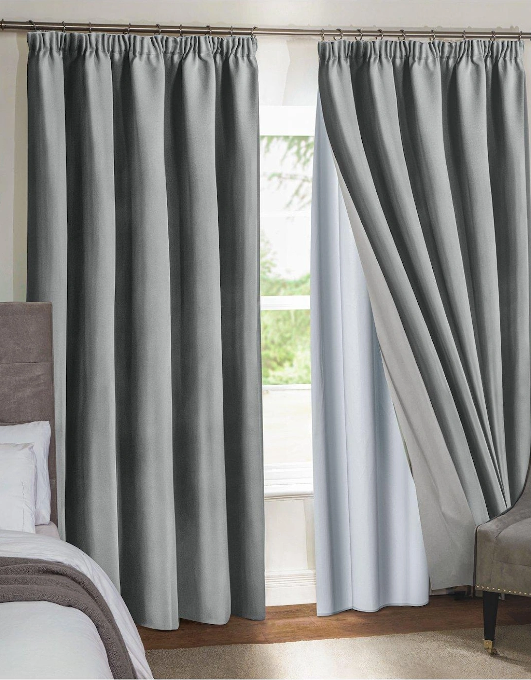 Pleated Curtain Blackout Lining