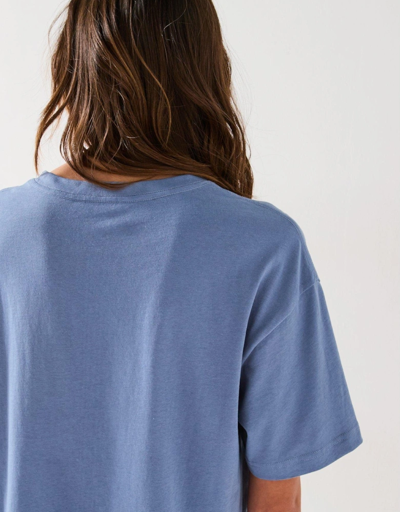 Essential Oversized T-Shirt - Blue