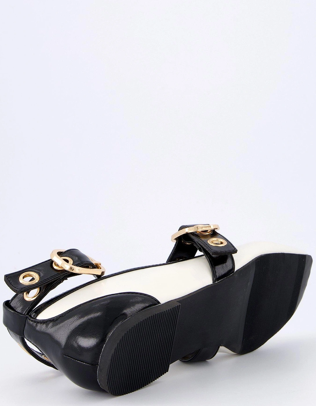 Blessing Shoes - Off White/Black