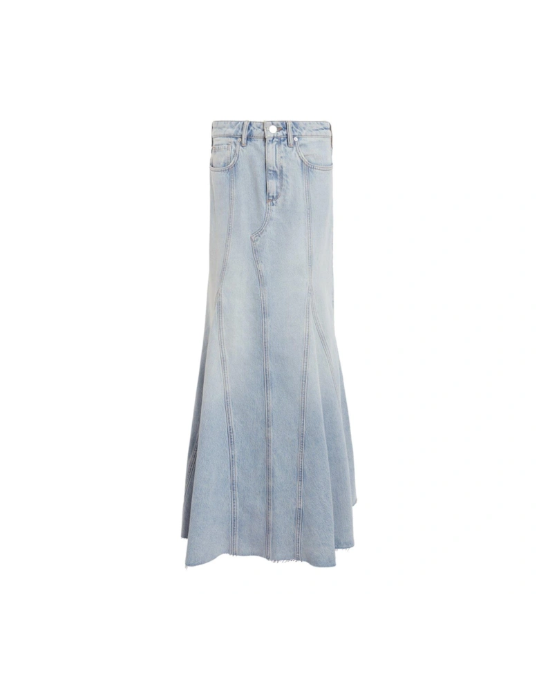 Alma Denim Skirt - Blue