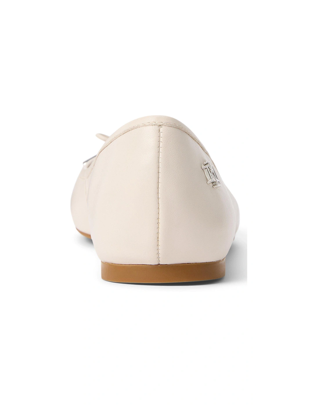 Jayna Leather Ballet Flat - White