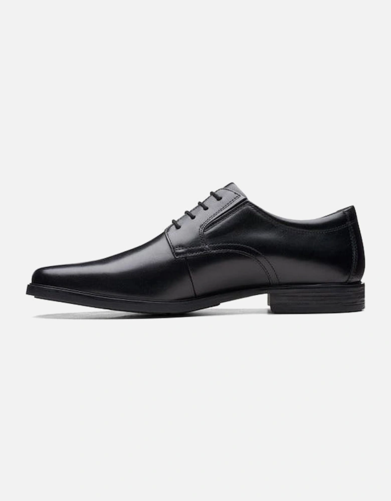Howard Walk black leather extra wide fit
