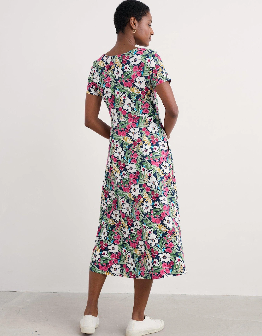 Short Sleeve Veronica Dress - Multi