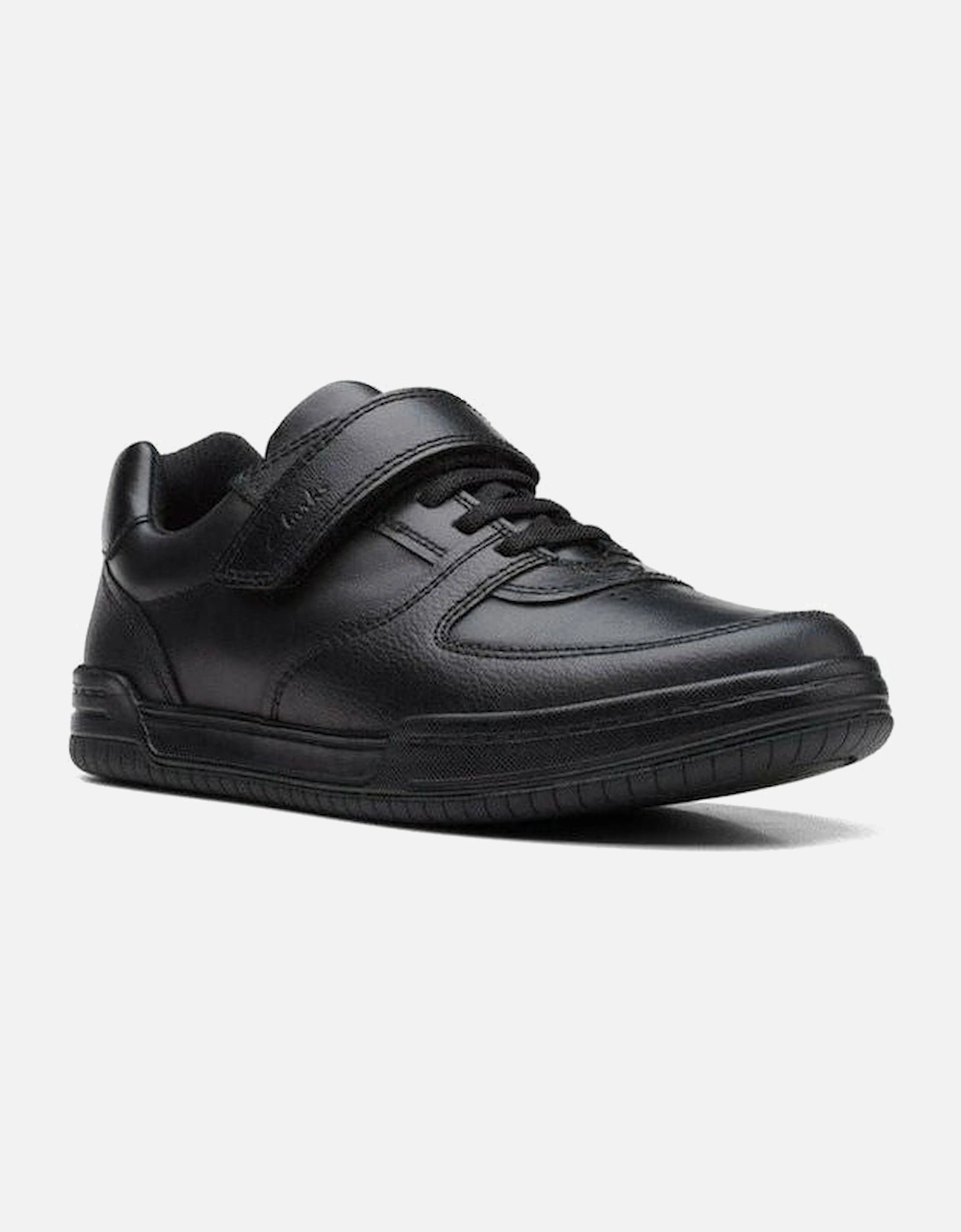 Clarks Boys Black 'S Fawn Lay Older In Leather - Size: 13/H Extra Wide Kids