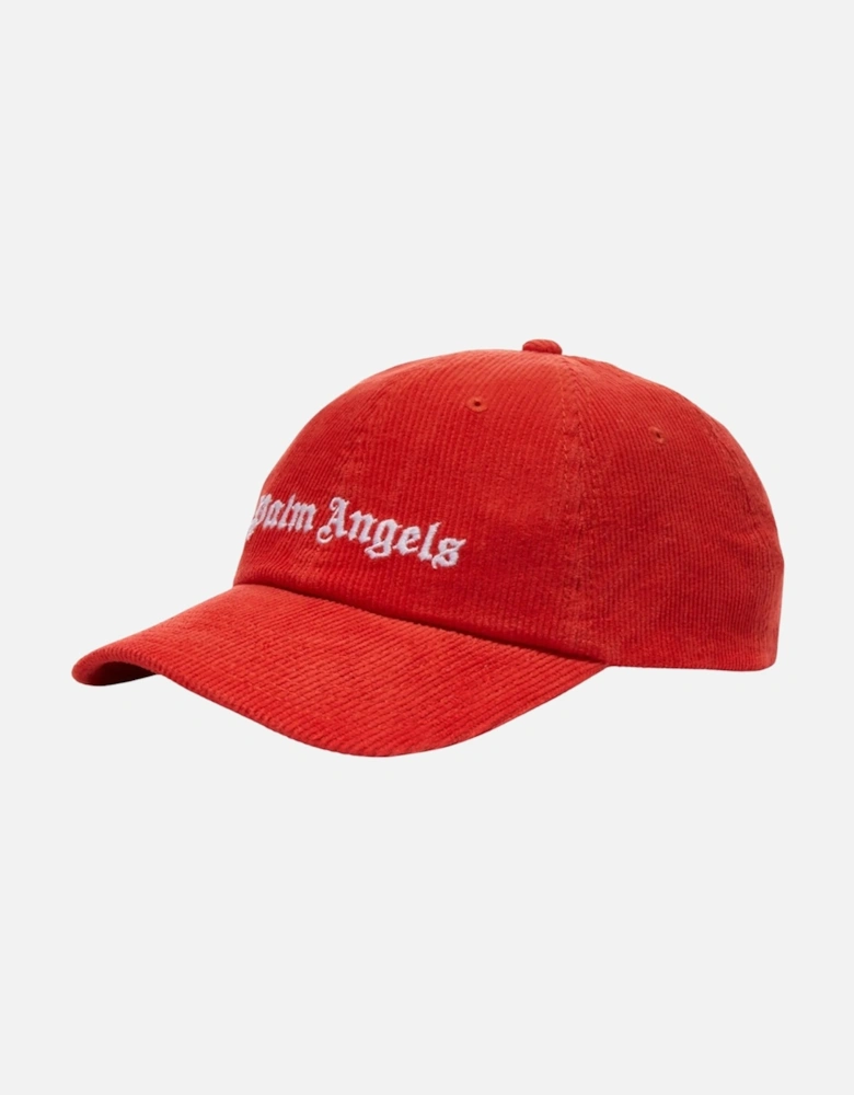 Logo Corduroy Red Cap