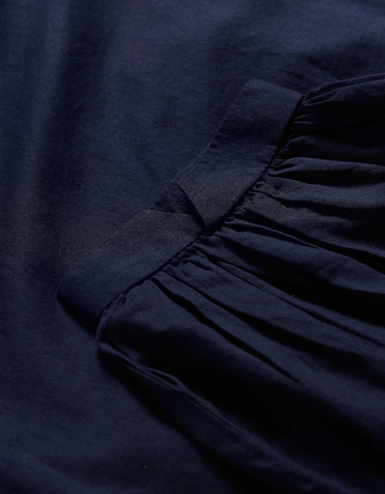 Earth Colours Dress - Navy