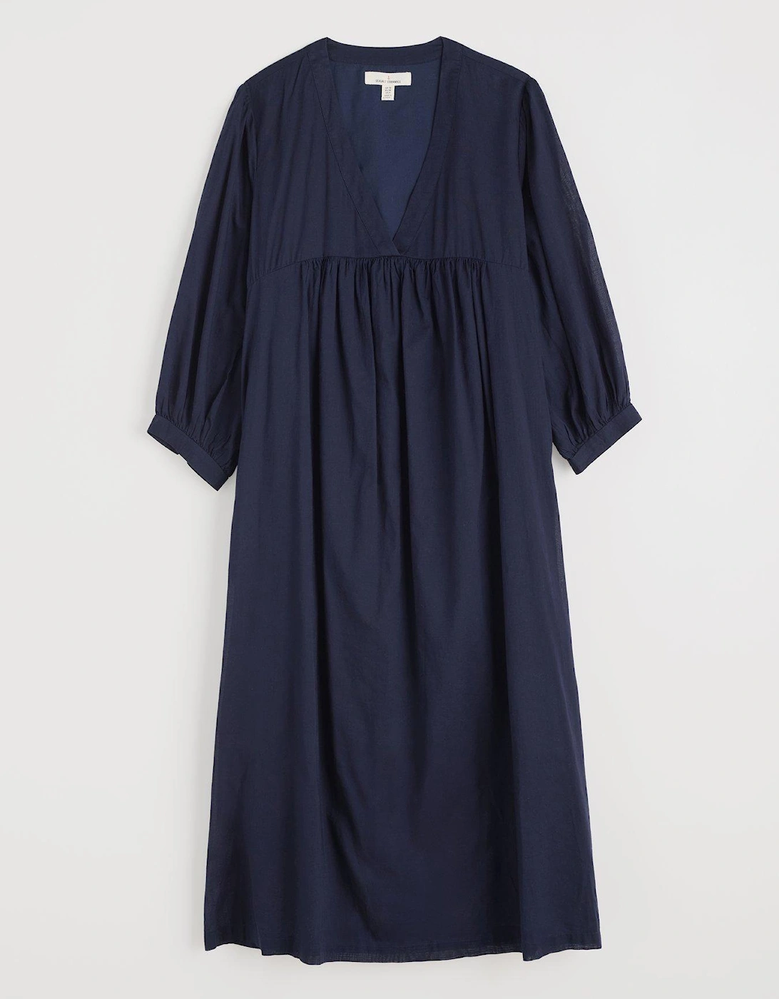 Earth Colours Dress - Navy