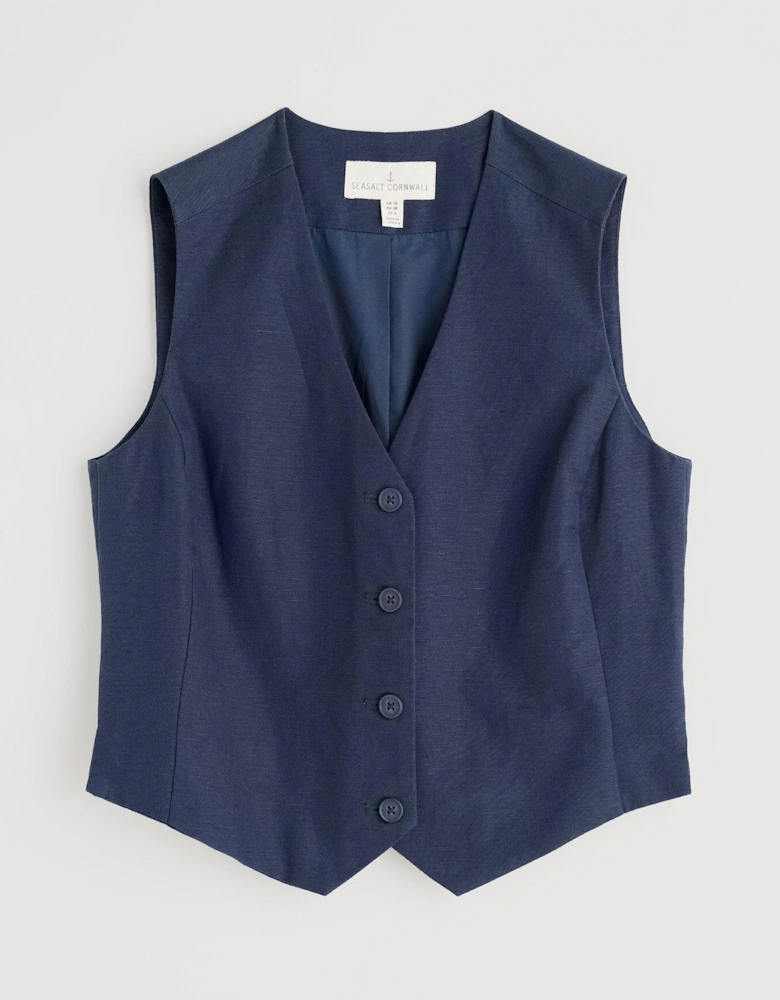 Erica Waistcoat - Navy